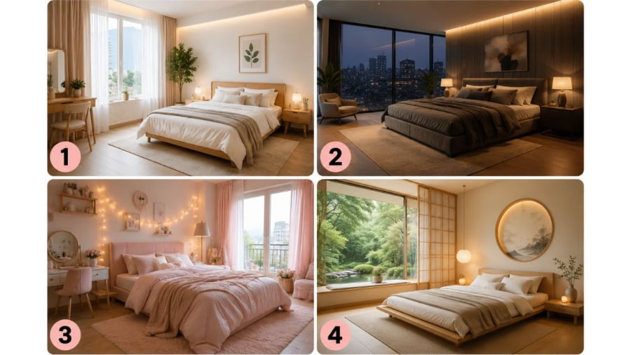 Bạn chọn phòng ngủ nào?  