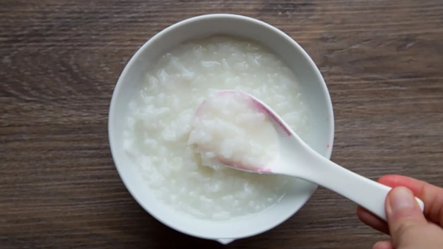 Cháo hoa thực tế chính là cháo trắng.