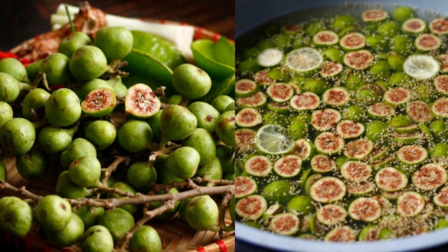 Nên chọn sung nếp để thành phẩm ít vị chát, giòn ngon hơn.