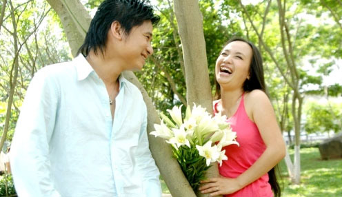 Vợ chồng Tấn Minh - Thu Hiền. Ảnh: PhapLuat&XaHoi