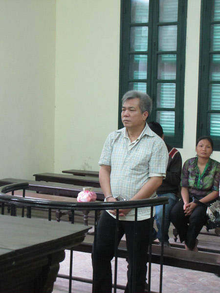 Mai Sỹ Minh trong phiên xử sơ thẩm
