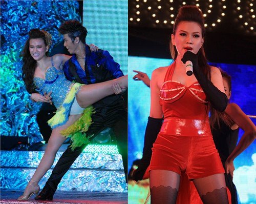 Mải mê diễn xuất quá mà Thu Thủy chẳng mai lộ nội y
