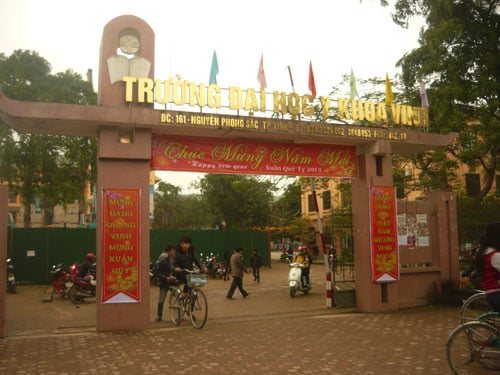 Trường ĐH Y Khoa Vinh nơi cô giáo, bác sỹ Kiều Anh đang công tác