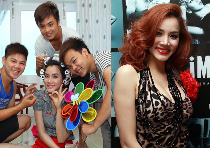 Thậm chí có những đánh giá cho rằng hình ảnh này của người mẫu có phần nhí nhảnh không hợp tuổi