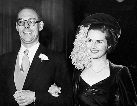 Thatcher trong ngày cưới