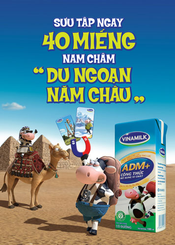 Vinamilk – mắt sáng dáng cao, học bao điều lạ.