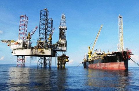 Dàn khoan của VN hợp tác với Nga trên biển Đông