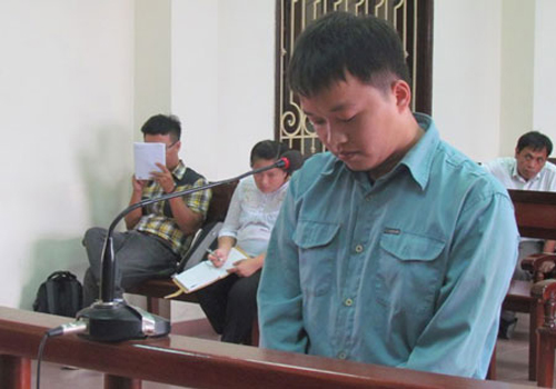 Bị cáo Quỳnh tại tòa.