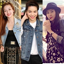 Sao Việt cá tính muôn màu cùng áo khoác denim