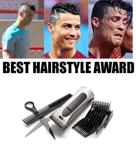 Nhà thiết kế mẫu tóc giỏi nhất tại World Cup 2014 là CR7.