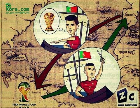 Dù không giành được Cúp vàng nhưng CR7 vẫn hài lòng vì anh được cắt tóc ở xứ sở Samba.