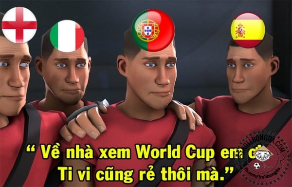 Các đội bóng khác an ủi Bồ Đào Nha sau thất bại tại World Cup 2014.