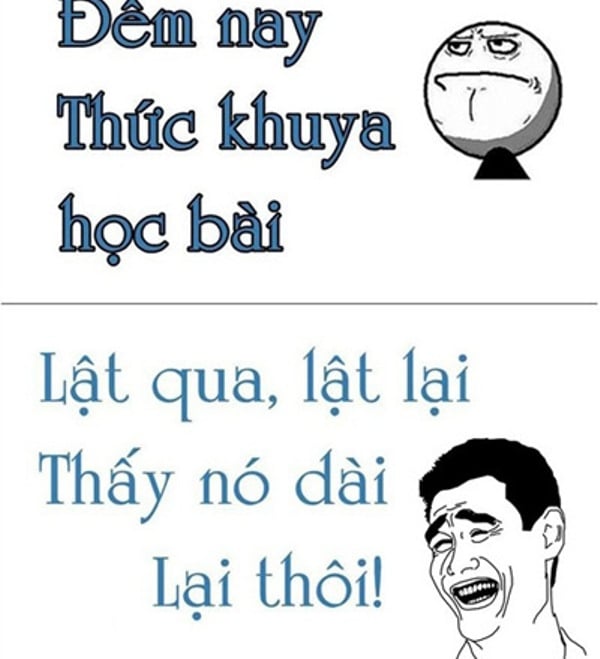 Ôn thi nhiều cực khổ lắm thay!