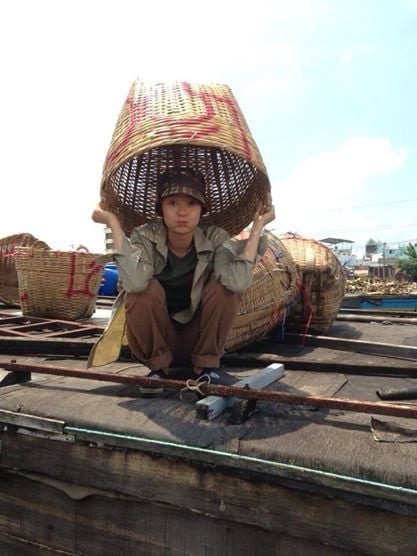 Minh Hằng chia sẻ, đóng vai nhân vật Đông Dương cô không mất nhiều thời gian để hóa trang cho nhân vật.