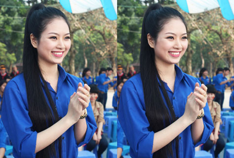 Hoa hậu Ngọc Anh.