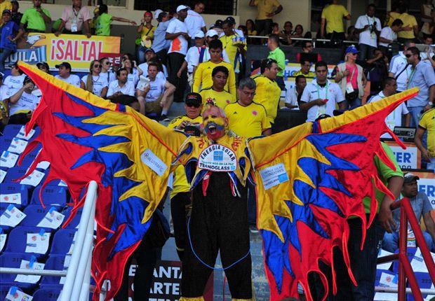 Người chim Colombia Được biết tới với biệt danh El Cole, đây là một trong những cổ động viên nổi tiếng nhất thế giới.