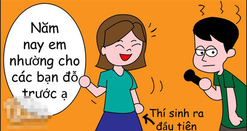 Nhường các bạn khác đỗ.