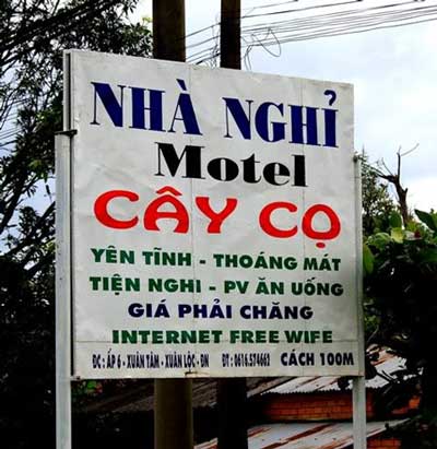 Biển quảng cáo độc đáo hài hước mà mình sưu tầm được trên internet chia sẻ cùng các bạn.