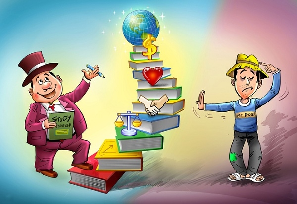 Người giàu: Luôn học hỏi và phát triển.Người nghèo: Nghĩ họ đã biết hết.