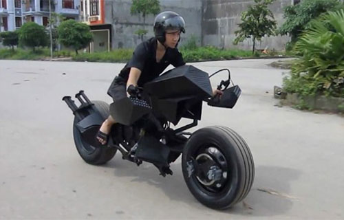 Loại xe chế khiến nhiều người ngưỡng mộ.