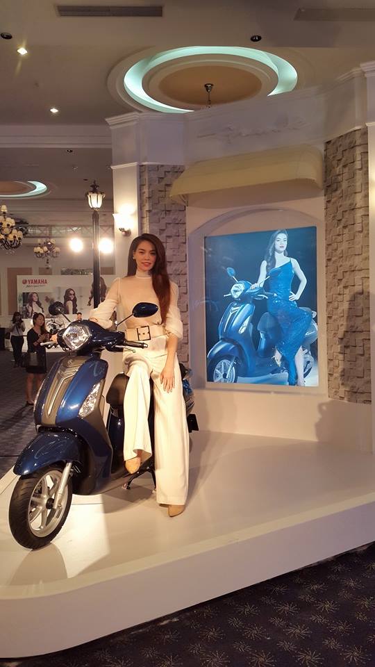 Hồ Ngọc Hà khoe ảnh tham dự một sự kiện của Yamaha.