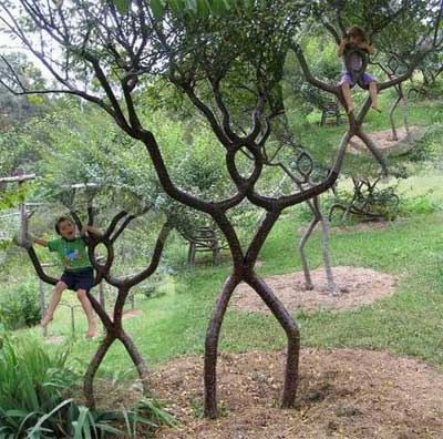 Chân, tay, đầu và thân người cũng xuất hiện một cách rõ ràng trên cây.