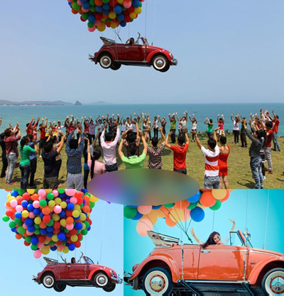 Vy Oanh chịu chơi đầu tư tiền tỷ cho màn xe bay trong MV Fly.
