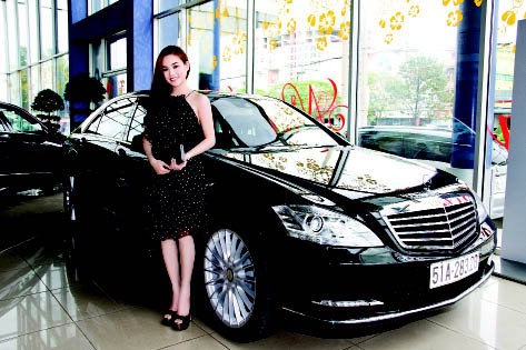 Xe sang của Vy Oanh.