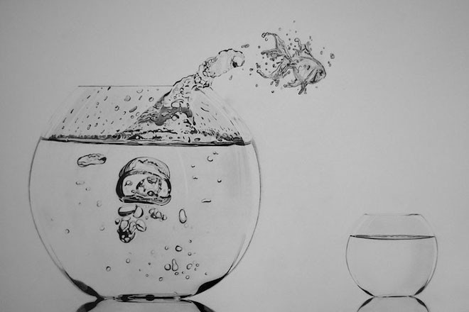 Chàng hoạ sĩ luôn theo đuổi đam mê riêng.