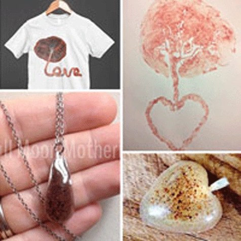 Xu hướng lạ vòng cổ làm từ... Nhau thai
