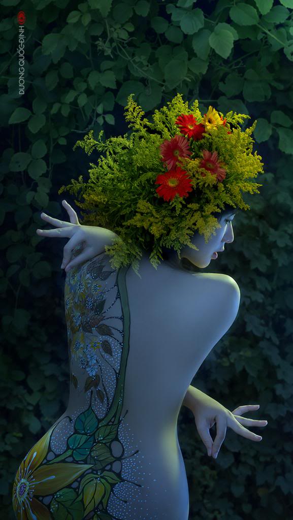 Để thực hiện những bức ảnh body painting, thiếu nữ Việt không ngại nude hoàn toàn để khoe bức vẽ nghệ thuật ấn tượng trên Sh88bet đăng ký miễn phí.