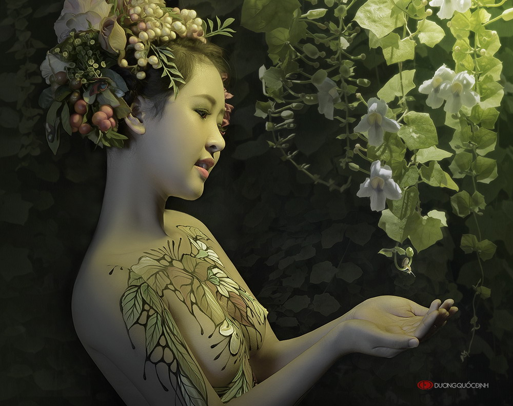 Thông thường, tuổi thọ cho một tác phẩm body painting kéo dài không quá một ngày…