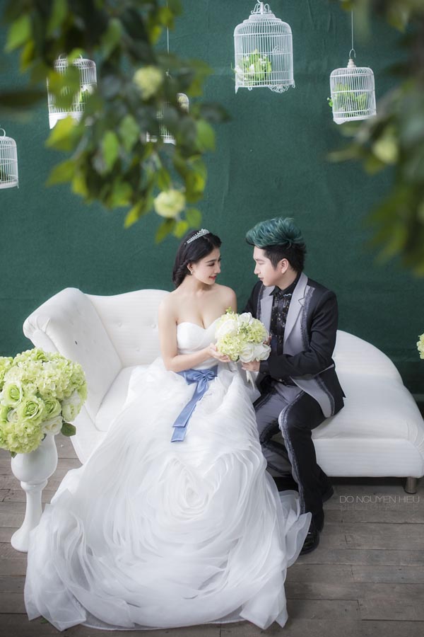 Không gian vô cùng lãng mạn được cặp đôi lựa chọn để lưu giữ khoảng khắc hạnh phúc nhất trong cuộc đời.