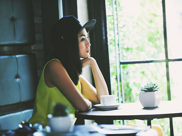 Góc chụp nào Hà Tăng cũng đẹp.