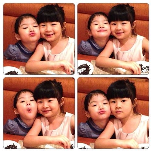 An Nhiên với cô chị con nhà Trương Ngọc Ánh rất thân thiết.