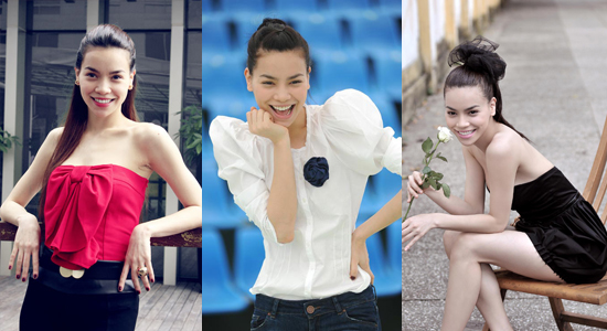 Nụ cười mang thương hiệu "Hà Hồ" đã lấn át những xì xào về "ngực lép".