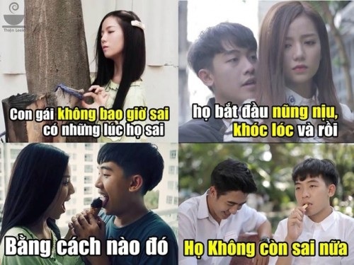 Con gái luôn đúng.
