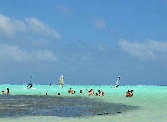 Khu nghỉ dưỡng Sorobon là nơi duy nhất có các bãi tắm khỏa thân của đất nước Bonaire.