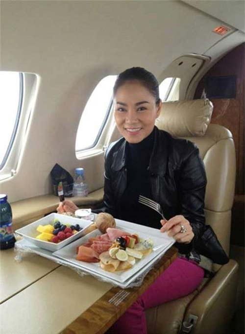 Không thể phủ nhận rằng chiếc máy bay được cho là của Thu Minh có thiết kế sang trọng và đẳng cấp.