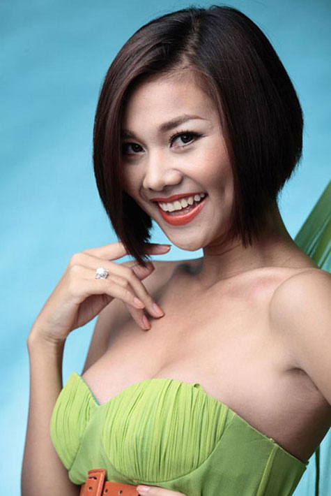 Thanh Hằng cũng sở hữu nét đẹp thiên phú này.