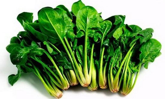 Cải bó xôi. Khi nhắc đến thủy thủ Popeye các mẹ sẽ giúp con mình nhớ đến ngay loại rau này. Cải bó xôi không chỉ tốt cho sức khỏe mà còn cung cấp một hàm lượng lớn canxi và sắt cần thiết cho sự tăng trưởng chiều cao của bé.