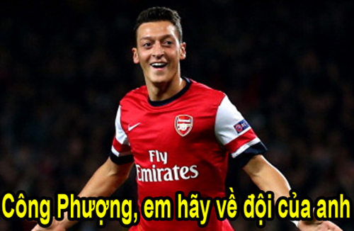 Siêu sao bóng đá Arsenal cũng muốn Công Phượng đầu quân...