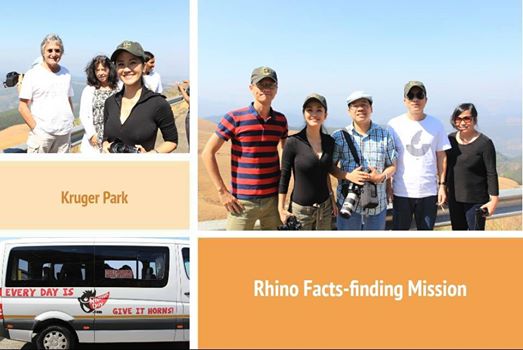 Chị Bống Hồng Nhung đang có mặt ở Vườn Quốc gia Kruger (Nam Phi), trong chuyến đi cùng tổ chức ENV hành động vì động vật hoang dã.