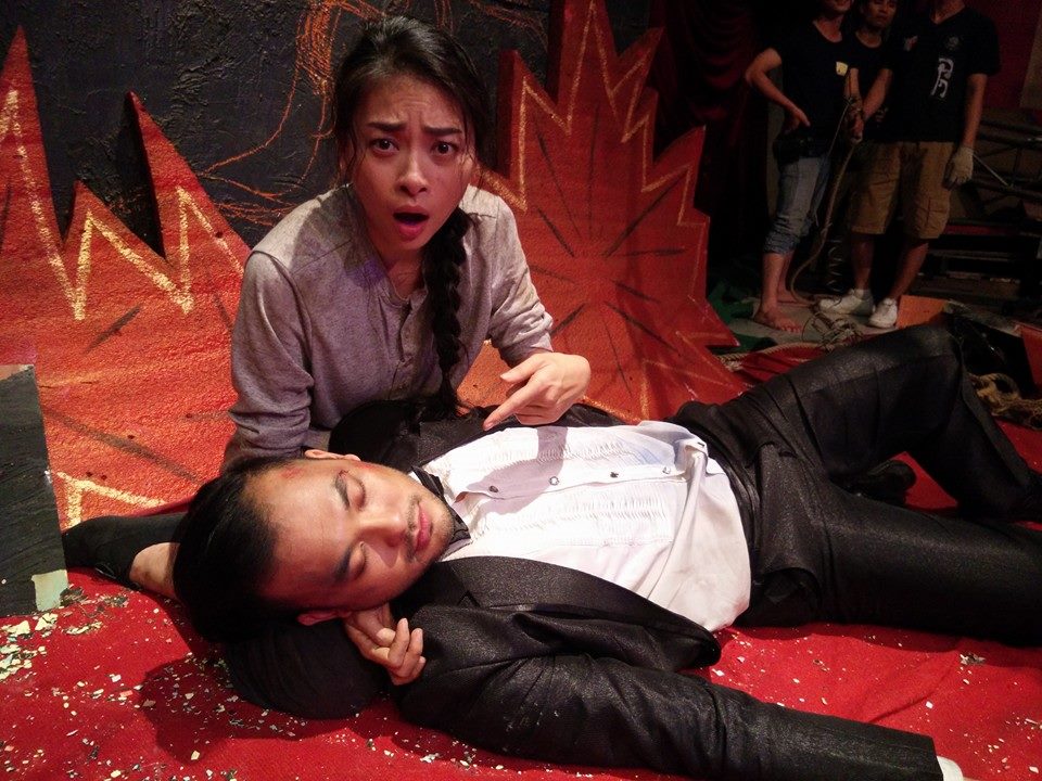 Ngô Thanh Vân khoe hậu trường phim hành động mới của cô.