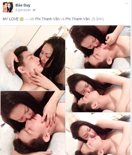 Mới đây, cô người mẫu hết thời Phi Thanh Vân lên mạng khoe ảnh giường chiếu với phi công trẻ. Loạt ảnh đủ tư thế âu yếm này khiến người xem bị sốc thực sự.