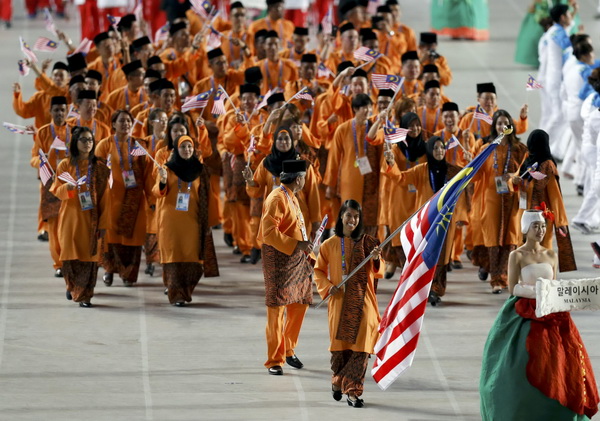 Đoàn thể thao Malaysia.