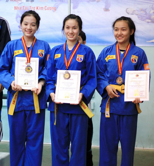 Bộ ba của Bà Rịa - Vũng Tàu là Bảo Nhi - Bích Ngọc - Thanh Xuân.