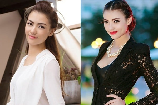 Một Hồng Quế nhẹ nhàng, tinh tế  với cách trang điểm nhẹ nhàng và khi cá tính, phá cách với son đỏ.