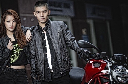 Thời còn bên nhau, Chi Pu và Cường Seven có những hình ảnh ấn tượng bên chiếc xe Ducati Monster 795.