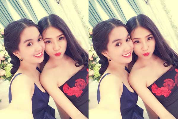Cô cùng những đàn em như Linh Chi, Tường Vy... đang trong quá trình thực hiện một bộ ảnh.